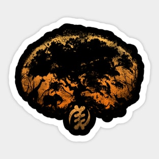 Tree of African Animals Sticker